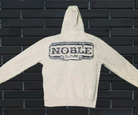 Noble Culture Clothing Zip Hoodie with Noble on Back