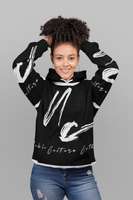 Noble Culture Hoodie Brush Stroke logo for Women